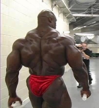 Ronnie Coleman, big bodybuilder and Mr Olympia